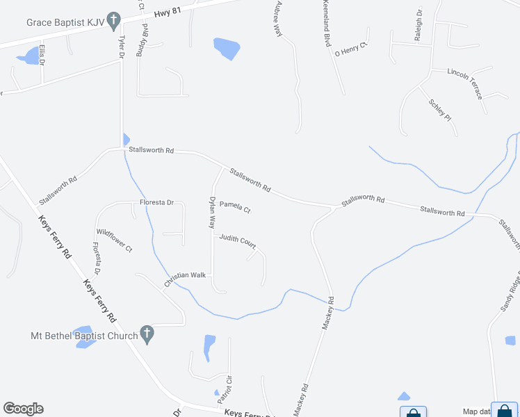 map of restaurants, bars, coffee shops, grocery stores, and more near 413 Pamela Ct in McDonough