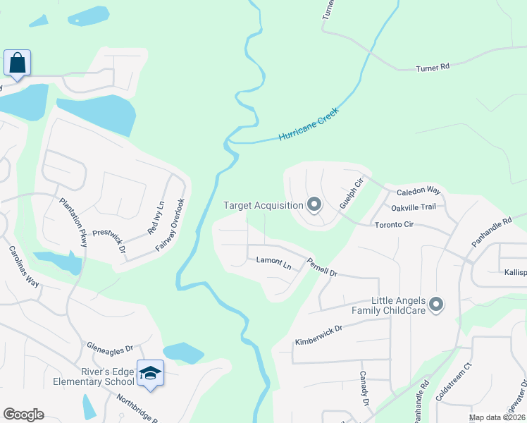 map of restaurants, bars, coffee shops, grocery stores, and more near 12075 Haley Lane in Hampton