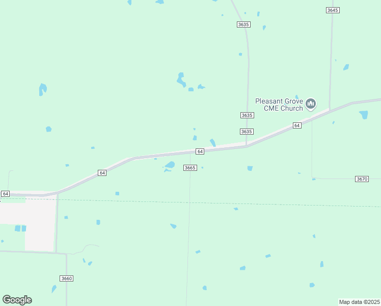 map of restaurants, bars, coffee shops, grocery stores, and more near County Road 3665 in Ladonia