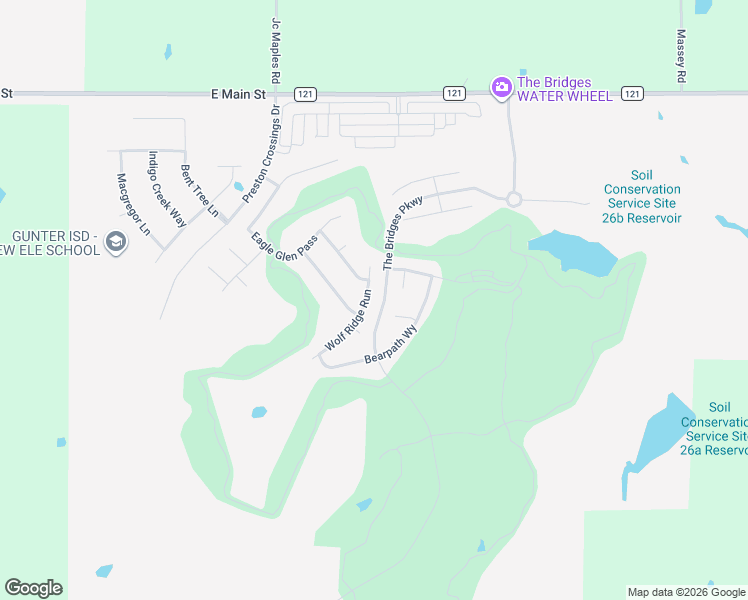 map of restaurants, bars, coffee shops, grocery stores, and more near 2109 Deer Run Court in Gunter