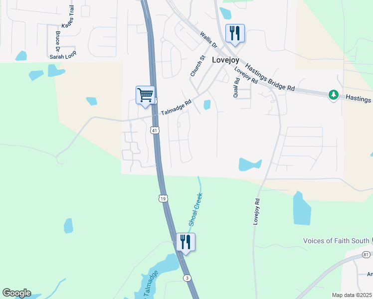 map of restaurants, bars, coffee shops, grocery stores, and more near 12093 Conrad Circle in Hampton