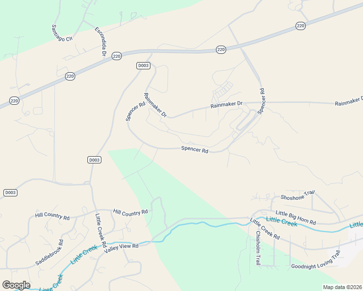 map of restaurants, bars, coffee shops, grocery stores, and more near Spencer Drive in Alto