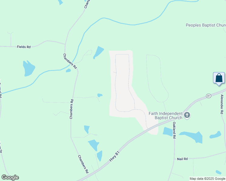 map of restaurants, bars, coffee shops, grocery stores, and more near 325 North Oakland Circle in McDonough