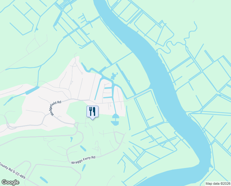 map of restaurants, bars, coffee shops, grocery stores, and more near 90 Ricefield Place in Georgetown