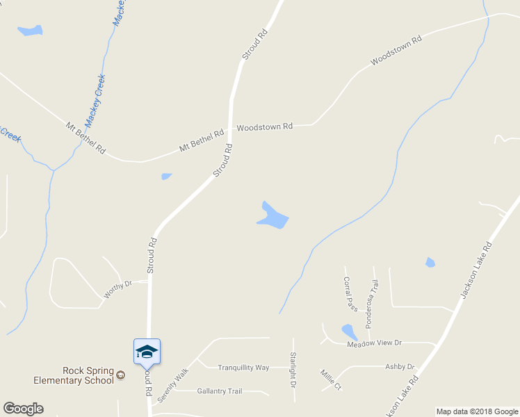 map of restaurants, bars, coffee shops, grocery stores, and more near 1159 Stroud Road in McDonough