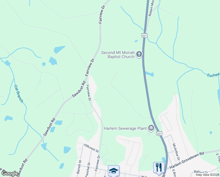 map of restaurants, bars, coffee shops, grocery stores, and more near 6506 Campbells Way in Harlem