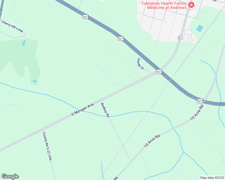 map of restaurants, bars, coffee shops, grocery stores, and more near 1747 South Morgan Avenue in Andrews