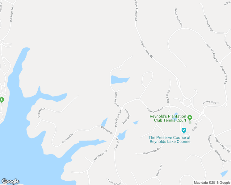 map of restaurants, bars, coffee shops, grocery stores, and more near 1001 Ceder Ridge Lane in Greensboro