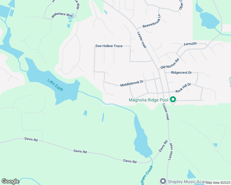 map of restaurants, bars, coffee shops, grocery stores, and more near 160 Edgewater Trail in Fayetteville