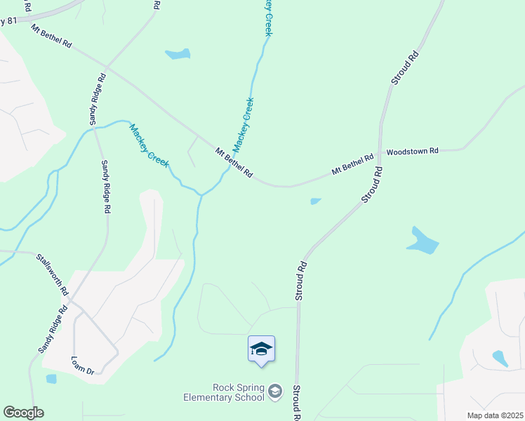 map of restaurants, bars, coffee shops, grocery stores, and more near 1574 Mount Bethel Road in McDonough