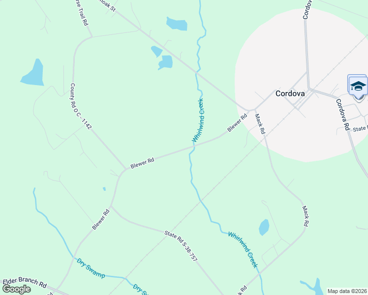 map of restaurants, bars, coffee shops, grocery stores, and more near 224 Blewer Road in Cordova