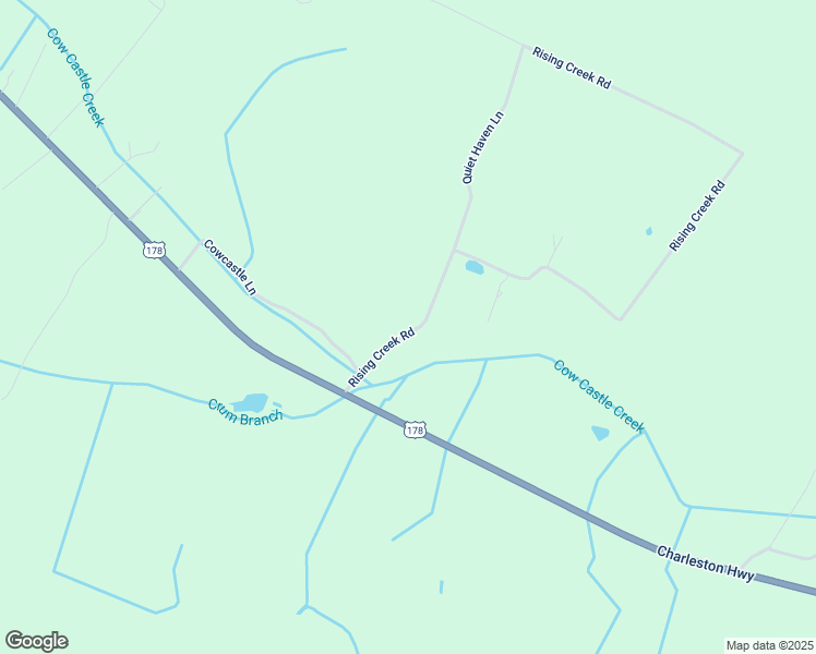 map of restaurants, bars, coffee shops, grocery stores, and more near 126 Major Lane in Orangeburg