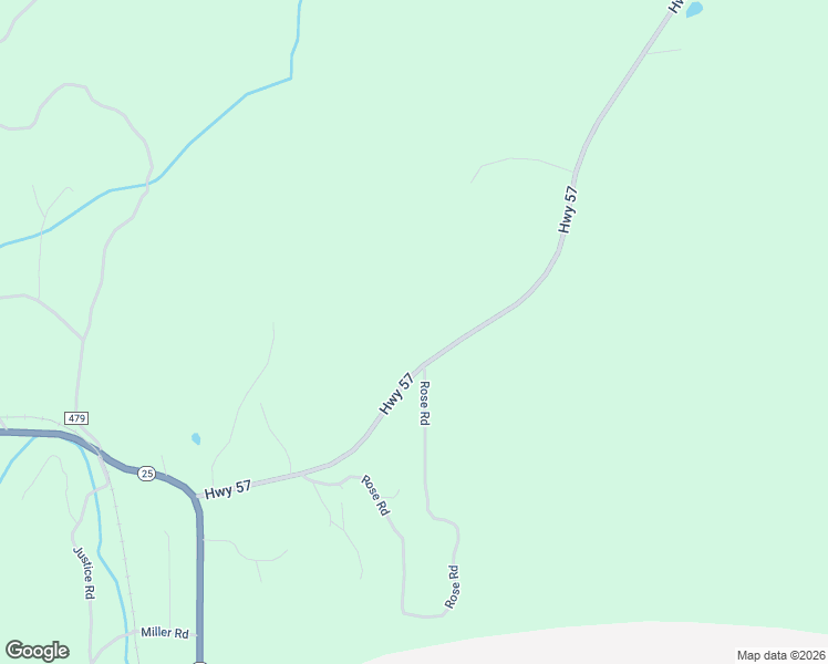 map of restaurants, bars, coffee shops, grocery stores, and more near 625 Highway 57 in Vincent