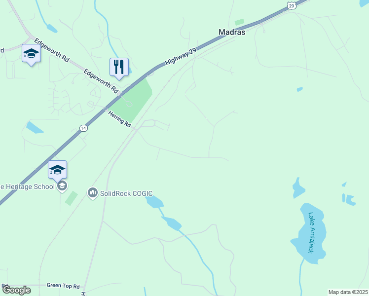 map of restaurants, bars, coffee shops, grocery stores, and more near 152 Palomino Drive in Newnan