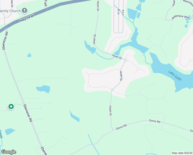 map of restaurants, bars, coffee shops, grocery stores, and more near 185 Discovery Lake Drive in Fayetteville