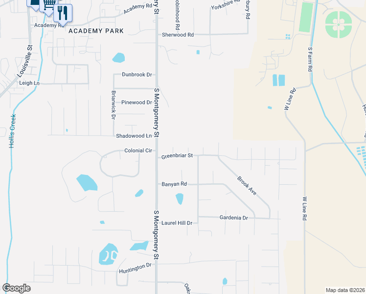 map of restaurants, bars, coffee shops, grocery stores, and more near 198 Oakapple Court in Starkville