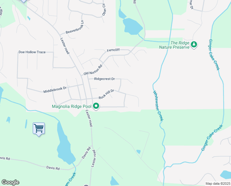 map of restaurants, bars, coffee shops, grocery stores, and more near 185 Rock Hill Drive in Fayetteville