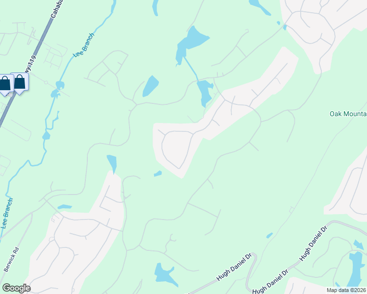 map of restaurants, bars, coffee shops, grocery stores, and more near 1059 Greymoor Road in Shoal Creek