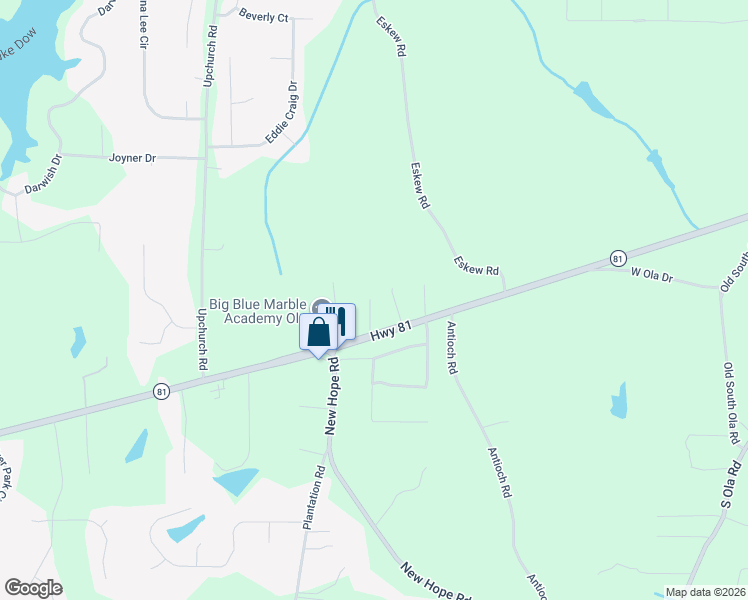 map of restaurants, bars, coffee shops, grocery stores, and more near 115 Jessica Way in McDonough