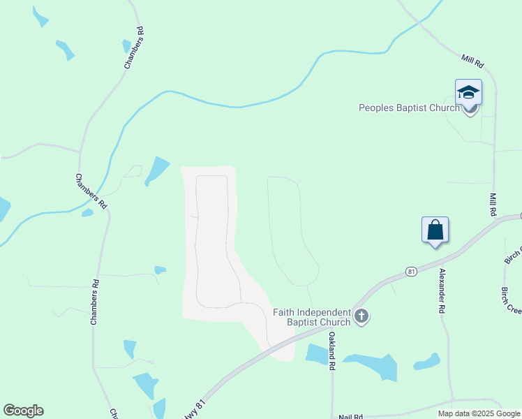 map of restaurants, bars, coffee shops, grocery stores, and more near 320 Williamsburg Circle in McDonough