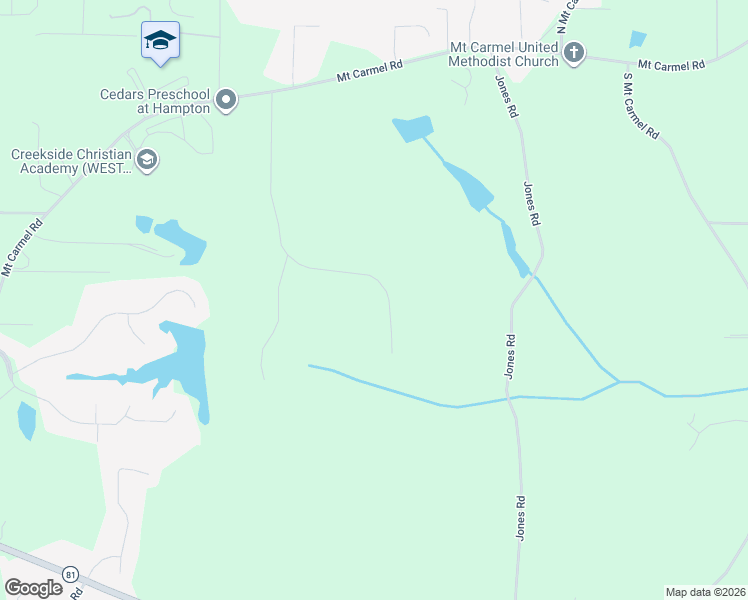 map of restaurants, bars, coffee shops, grocery stores, and more near 273 Winding Stream Trail in Hampton