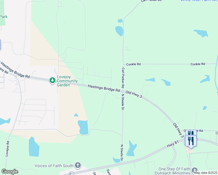 map of restaurants, bars, coffee shops, grocery stores, and more near 7 David Drive in Hampton