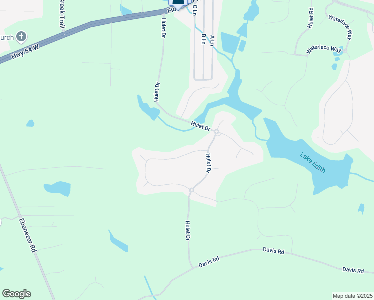 map of restaurants, bars, coffee shops, grocery stores, and more near 140 Discovery Lake Drive in Fayetteville
