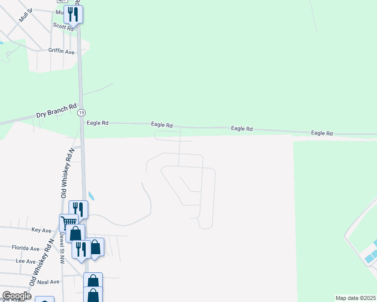 map of restaurants, bars, coffee shops, grocery stores, and more near 5062 White Pond Road in Aiken