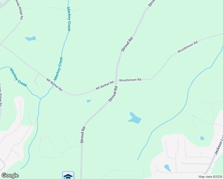 map of restaurants, bars, coffee shops, grocery stores, and more near 1724 Mount Bethel Road in McDonough