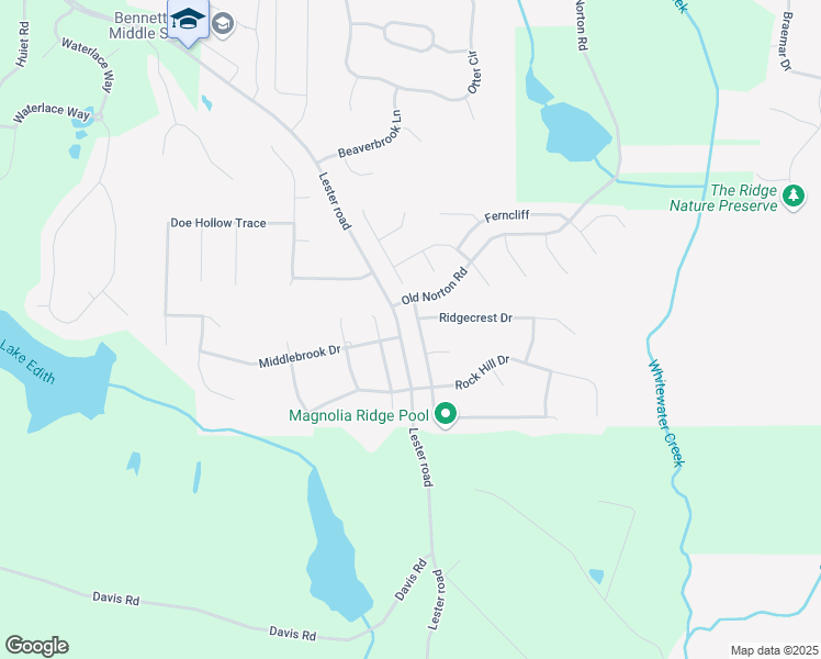 map of restaurants, bars, coffee shops, grocery stores, and more near 125 Hidden Brook Trail in Fayetteville