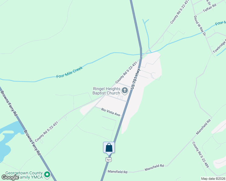 map of restaurants, bars, coffee shops, grocery stores, and more near 113 County Road S-22-562 in Georgetown