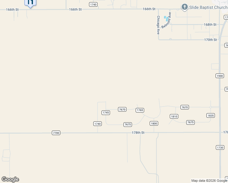 map of restaurants, bars, coffee shops, grocery stores, and more near 178th Street in Lubbock