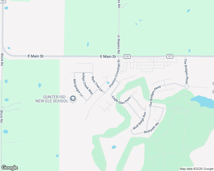 map of restaurants, bars, coffee shops, grocery stores, and more near 1157 Stone Bridge Pass in Gunter