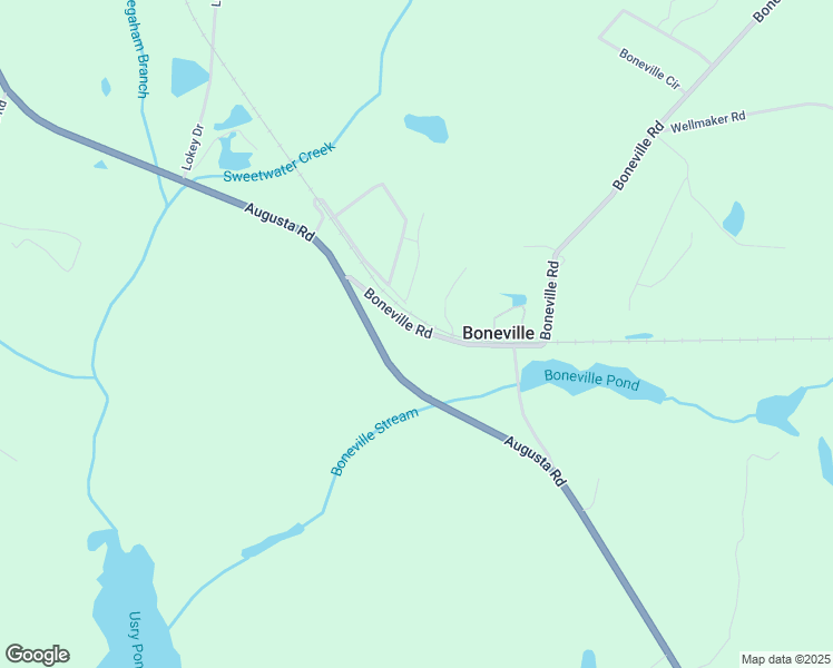 map of restaurants, bars, coffee shops, grocery stores, and more near 2368 Boneville Road in Boneville