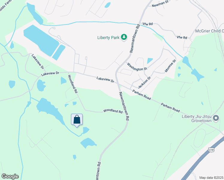 map of restaurants, bars, coffee shops, grocery stores, and more near 1483 Lakeview Drive in Grovetown