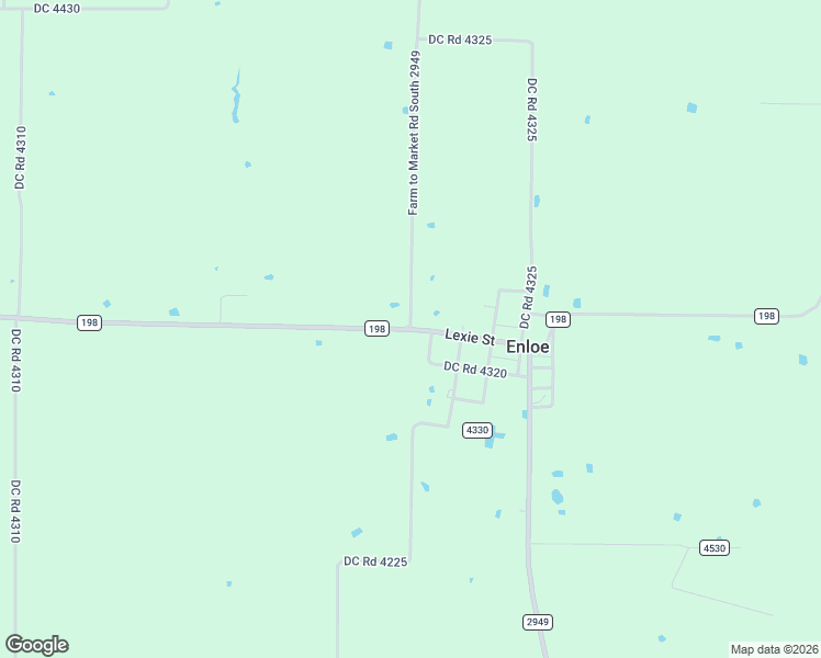 map of restaurants, bars, coffee shops, grocery stores, and more near Farm to Market Road South 2949 in Enloe