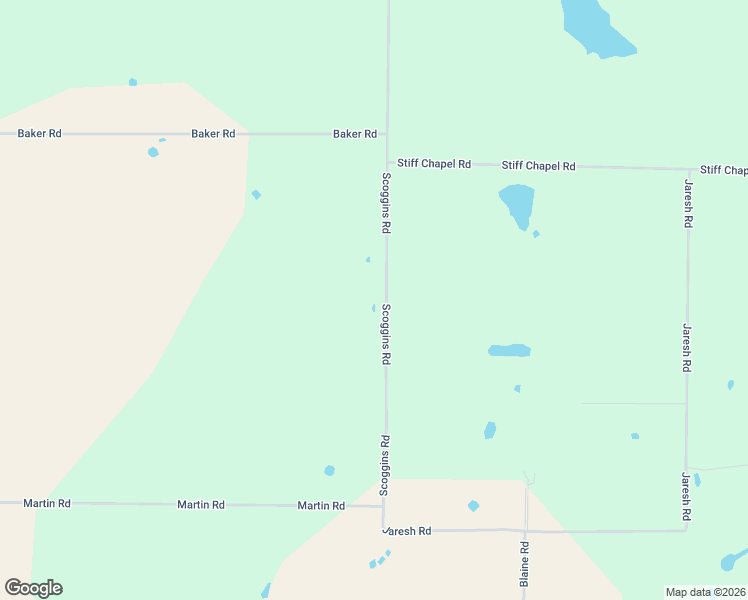 map of restaurants, bars, coffee shops, grocery stores, and more near 1717 Scoggins Road in Pilot Point