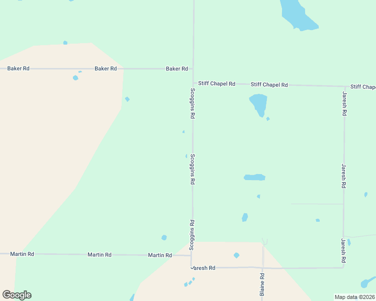map of restaurants, bars, coffee shops, grocery stores, and more near 1717 Scoggins Road in Pilot Point