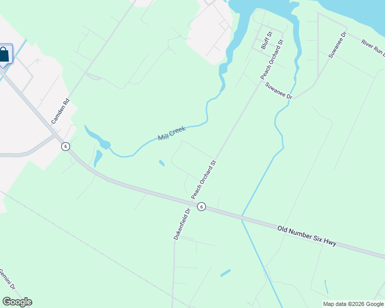 map of restaurants, bars, coffee shops, grocery stores, and more near 157 Peach Orchard Street in Vance