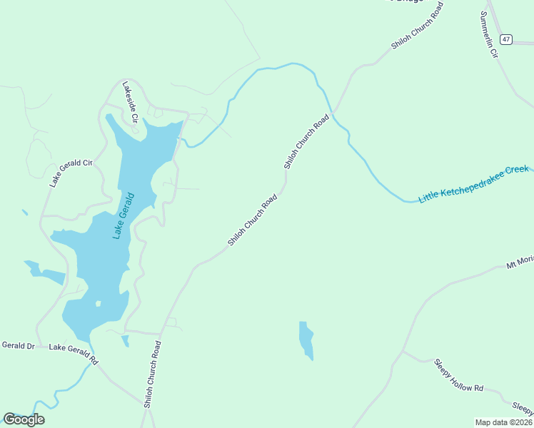 map of restaurants, bars, coffee shops, grocery stores, and more near 1500 Shiloh Church Road in Delta