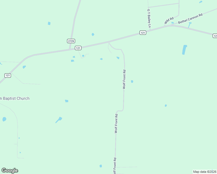 map of restaurants, bars, coffee shops, grocery stores, and more near 375 Wolf Front Road in Van Alstyne