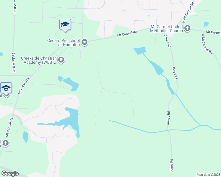 map of restaurants, bars, coffee shops, grocery stores, and more near 220 Winding Stream Trail in Hampton