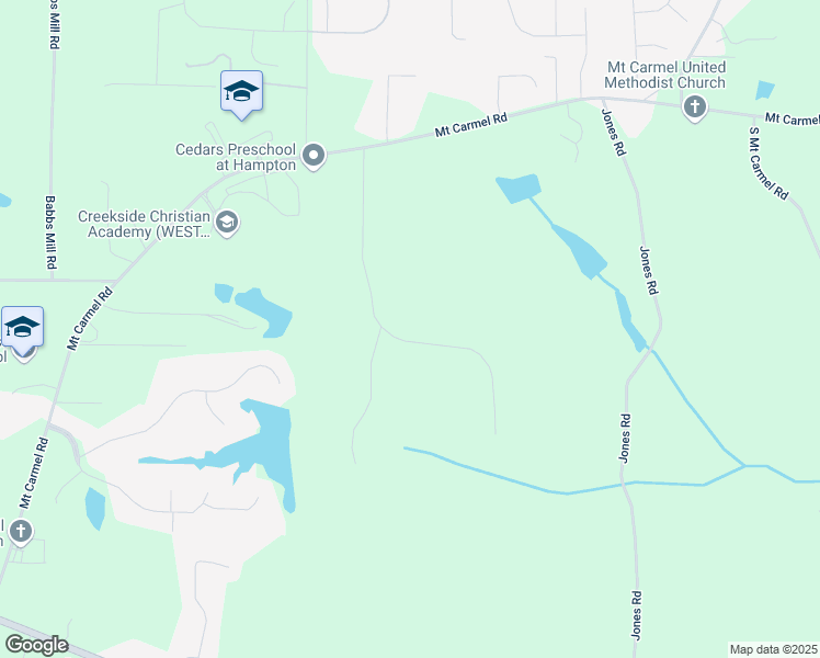 map of restaurants, bars, coffee shops, grocery stores, and more near 220 Winding Stream Trail in Hampton