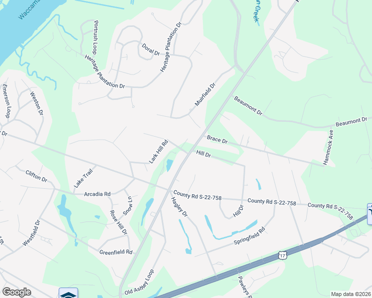 map of restaurants, bars, coffee shops, grocery stores, and more near 850 Kings River Road in Pawleys Island