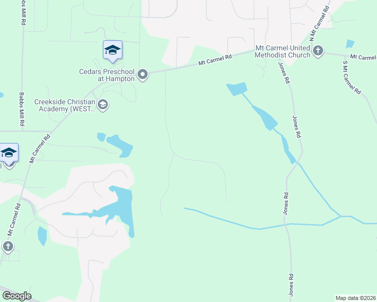 map of restaurants, bars, coffee shops, grocery stores, and more near 160 Winding Stream Trail in Hampton