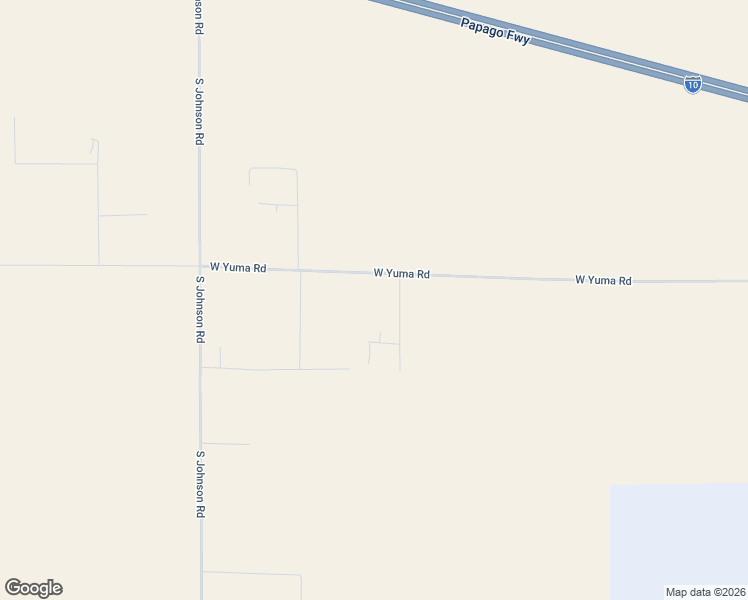 map of restaurants, bars, coffee shops, grocery stores, and more near West Yuma Road in Buckeye