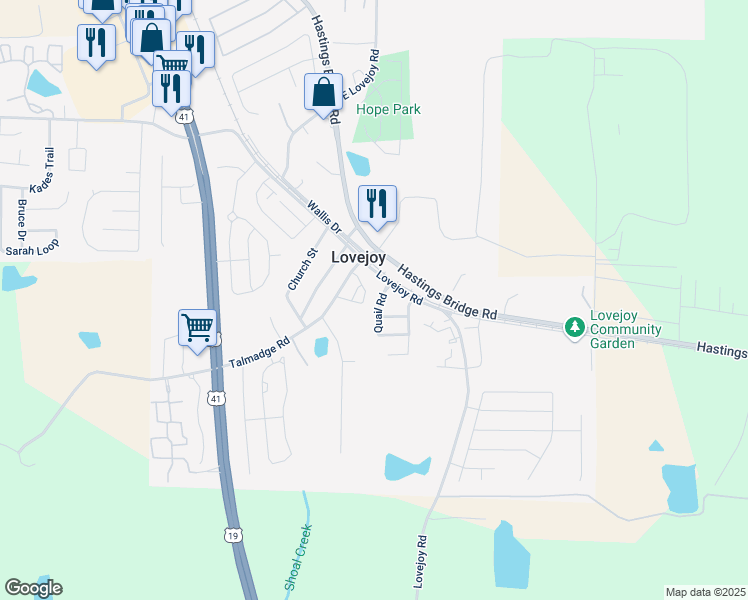 map of restaurants, bars, coffee shops, grocery stores, and more near 11919 Quail Road in Hampton
