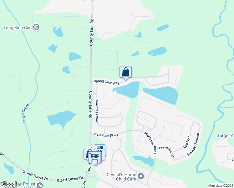 map of restaurants, bars, coffee shops, grocery stores, and more near 203 Sea Marsh Court in Fayetteville