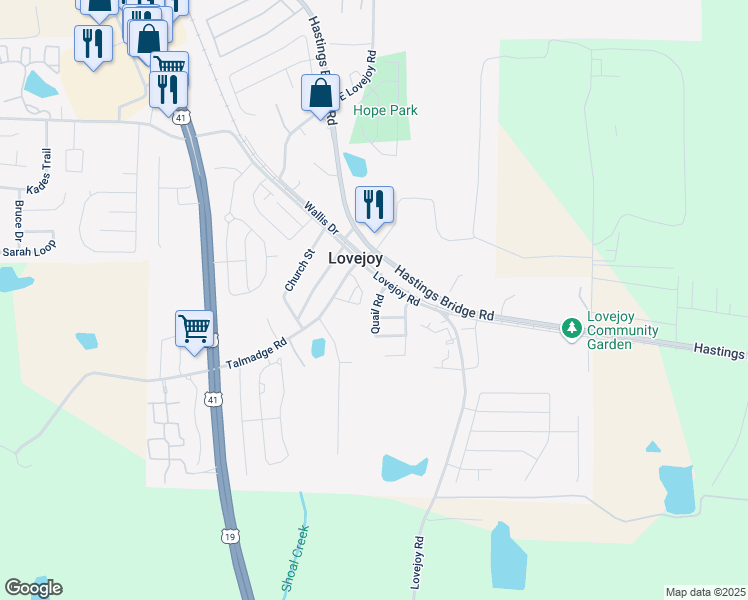 map of restaurants, bars, coffee shops, grocery stores, and more near 11919 Quail Road in Hampton