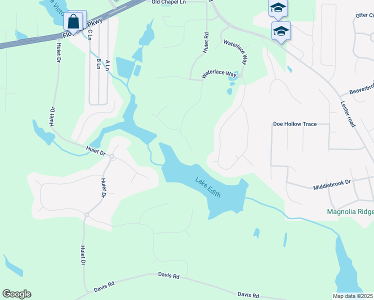 map of restaurants, bars, coffee shops, grocery stores, and more near 161 Waterlace Way in Fayetteville